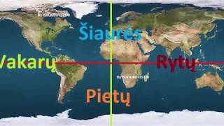 Geografinės koordinatės Ilguma ir platuma [upl. by Scrivens33]