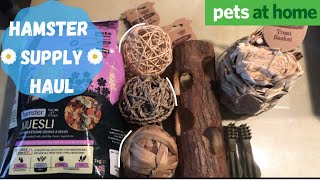 Pets At Home hamster haul [upl. by Aivila]