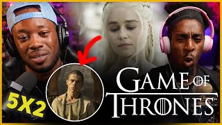 GAME OF THRONES 5X2 REACTION quotThe House of Black and Whitequot BRUH WHAT [upl. by Adhern]