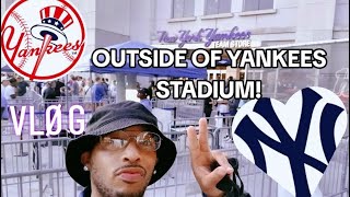 Outside Of Yankees Stadium In The Bronx Nyc⚾️🗽🔥 [upl. by Icyak992]