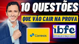 🚨10 QUESTÕES DA BANCA IBFC DE MATEMÁTICA  CONCURSO DOS CORREIOS [upl. by Ilyssa]