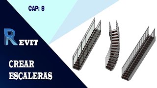 Crear escaleras en Revit por boceto BIEN EXPLICADO Cap 8 [upl. by Aynotal]