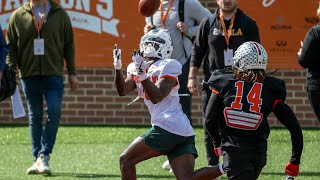 New Green Bay Packers WR Jayden Reed Michigan State Senior Bowl Highlights [upl. by Zubkoff]