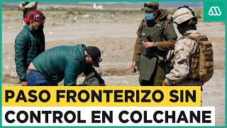 Paso fronterizo sin control en Colchane Extranjeros ingresan a Chile sin ser revisados [upl. by Enrichetta732]