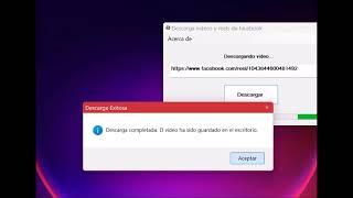 DESCARGA VIDEOS Y REELS DE FACEBOOK EN WINDOWS [upl. by Ken]