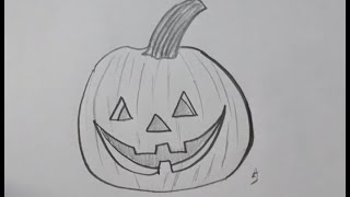 COME DISEGNARE UNA ZUCCA PER HALLOWEEN [upl. by Laon]