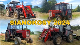 🇵🇱POLSKIE SIANOKOSY🇵🇱  Sianokosy 2024  3x Ursus  ATR PampV [upl. by Ogeid]