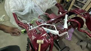 Installing rear end on 70 Wildcat autorestoration buickwildcat [upl. by Annahahs]