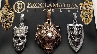 proclamation jewelry carpe diem and usurper diamond pendants custom end chain capsclasp review ✨ [upl. by Bellis]