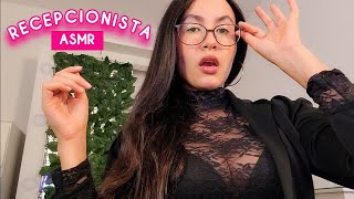 asmr✨️RECEPCIONISTA HOTEL Muy Comunicativa [upl. by Tteragram273]