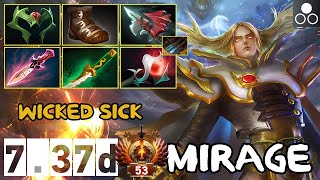 Mirage  Invoker Mid  Wicked sick  737d  Immortal Dota [upl. by Orwin]