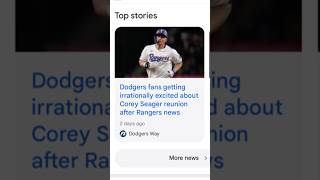 Dodgers Fans Go Wild Over Corey Seager Reunion Rumors After Rangers News 🗞️ coreyseager dodgers [upl. by Nassir]