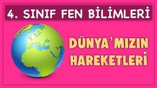 DÜNYAMIZIN HAREKETLERİ  4 SINIF FEN BİLİMLERİ DERS KİTABI KONU ANLATIMI [upl. by Irita437]