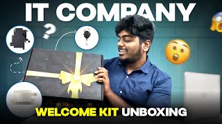 😱Unboxing welcome kit  Company present me this  What inside the box  Joining Kit Unboxing Tamil [upl. by Ellessig954]