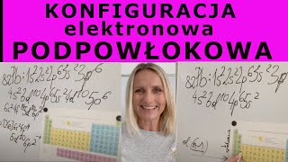 KONFIGURACJA BEZ PIRAMIDY nowy film PODPOWŁOKOWA KONFIGURACJA chemia 32 [upl. by Prebo]