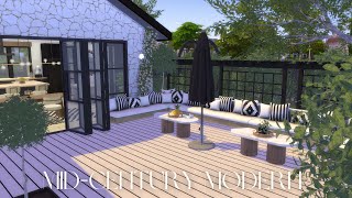 Renovating Del Sol Valley🏘MidCentury Modern  The Sims 4  CC SPEED BUILDsims4 thesims4 simscc [upl. by Desimone683]