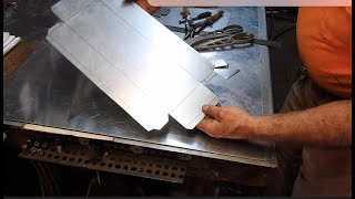 Lets Build A Simple Sheet Metal Tool Tray [upl. by Eillen]