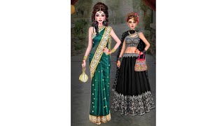 World Fashion Dressup Games viralgirlsgamedressup weddingbridemakeover GameWorldallinone2024 [upl. by Naujyt]