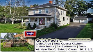 Maine Real Estate  12 Watson Avenue House For Sale MOOERS REALTY [upl. by Phenice]