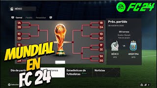 Como JUGAR el MUNDIAL en FC 24 [upl. by Evita510]