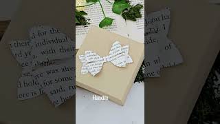 Book Page Eearrings for Teacher Christmas Gift [upl. by Furey]