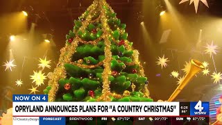 Opryland announces plans for A Country Christmas [upl. by Eliam]