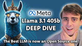 Llama 31 405b Deep Dive  The Best LLM is now Open Source [upl. by Imim]