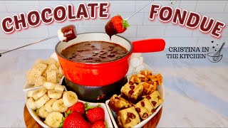 Cookies and Cream Fondue Recipe  Chocolate Lovers Fondue DIY [upl. by Mushro440]