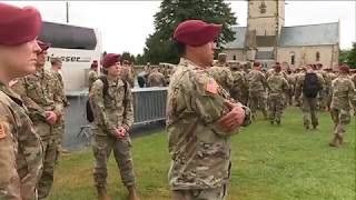 A Carentan des soldats américains sur les traces de leurs aïeux [upl. by Churchill]