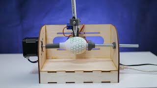 Arduino based CNC machine paints eggs [upl. by Doralia759]