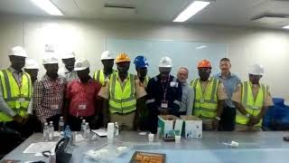 PresidentCEO Eric Opah giving a speech onboard the EGINA FPSO [upl. by Seiter]