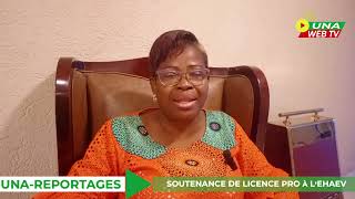 SOUTENANCE LICENCE EHAEV 2024 [upl. by Elak]