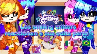 Los smiling critters reaccionan a sus edits y memes parte 4🌙💜☀️🧡🌹❤️💡💙💐💙🌟💛⚡💚🍎💓INUbisGacha club [upl. by Fuld]