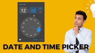 Date And Time Picker in Flutter flow  Date and Time  Date Time picker [upl. by Thorpe]