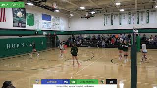 Juniata Valley Volleyball VS Glendale on HornetTV 20 [upl. by Beedon115]