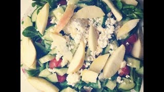 Recept gezonde geitenkaas appel salade [upl. by Amoihc750]