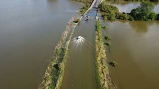 Drone Flood Footage Bedford and surrounding areas  Sat 28th Sept 2024 [upl. by Rossie771]