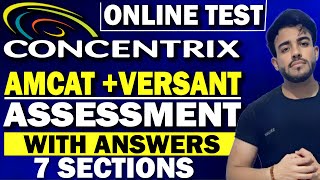 CONCENTRIX AMCATVERSANT Assessment Test  With Answers  Technical Support Voice SVAR TEST [upl. by Martinson]