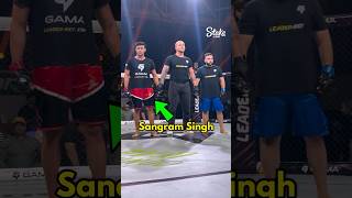 Indian WRESTLER Defeats Pakistani Fighter in his FIRST MMA Fight  Sangram Singh Victory [upl. by Upshaw]