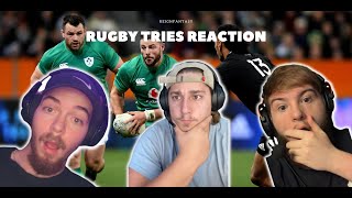 NFL FANS React to RUGBYs Best Tries CRAZY [upl. by Johnsten]