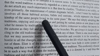 TSEliots Theory of Impersonality in his essay Tradition and Individual Talent [upl. by Arrahs]