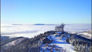 Narty Dolní Morava SKY Bridge 721 horská dráha Buková Hora  Čenkovice  Mikołaj Obieżyświat 54 [upl. by Ettezyl]