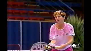 Monica Seles vs Conchita Martinez Milan 1991 SF [upl. by Eserrehs76]