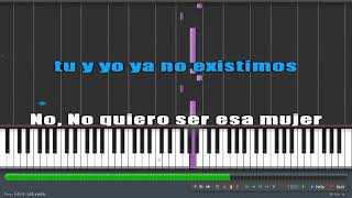 Belanova Rosa Pastel synthesia Karaoke [upl. by Ydwor]