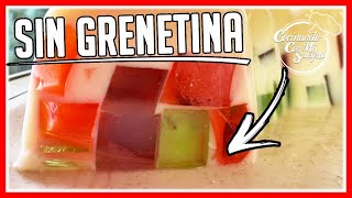 🥇Como Hacer GELATINA de MOSAICO sin Grenetina [upl. by Jurdi]