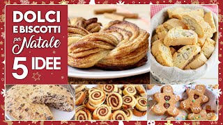 DOLCI E BISCOTTI PER NATALE 5 IDEE  Fatto in Casa da Benedetta [upl. by Talie]