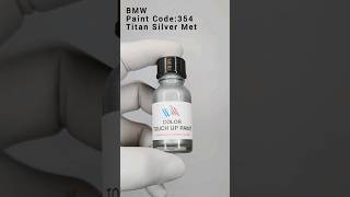 BMW Paint Code 354 Titan Silver Metallic paint shorts car bmw [upl. by Ecart]