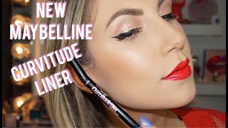 NEW MAYBELLINE CURVITUDE LIQUID LINER [upl. by Sayles]