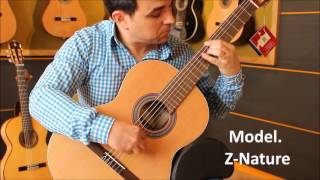 Review model Z  Nature  Alhambra Guitarras [upl. by Barnaba646]