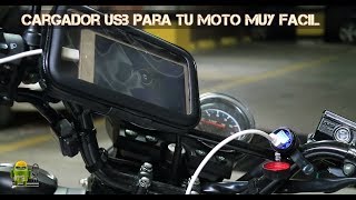 Cargador De Telefono USB Para Motocicleta Muy Facil de Hacer [upl. by Onaicilef227]